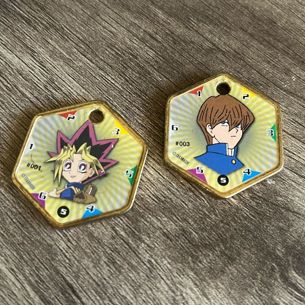 Vintage Yugioh Hexors collection battle coins